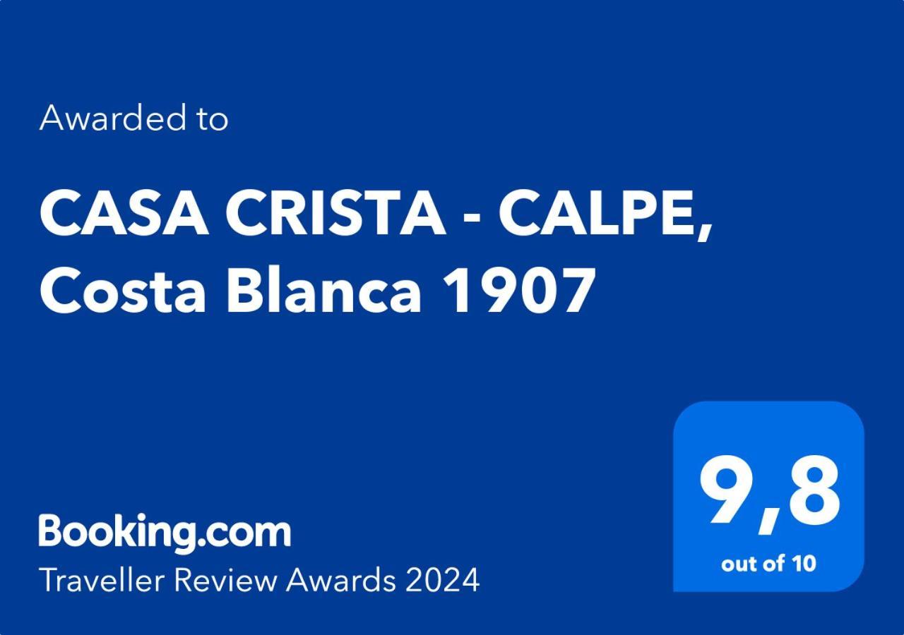 Casa Crista - Calpe, Costa Blanca 1907 Apartment Exterior photo